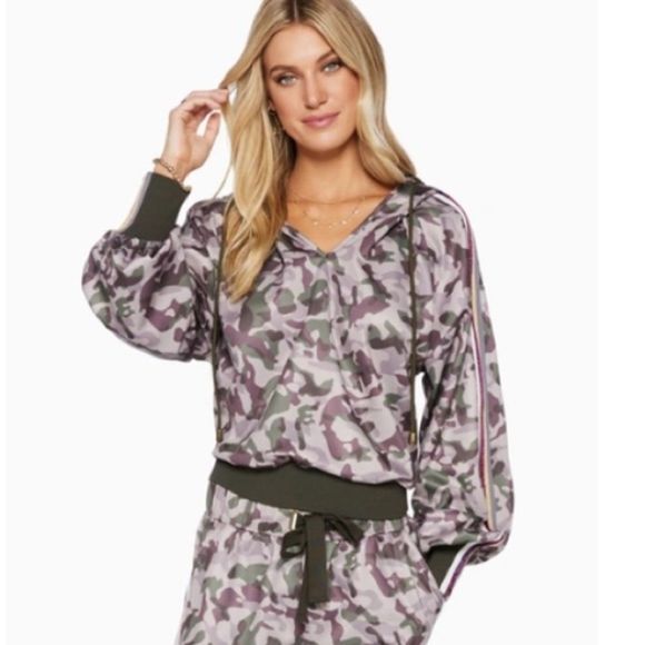 Ramy Brook Jackets & Blazers - Ramy Brook Amanda Camo Pullover w/ Hood. SZ S NWT $265 MSRP.